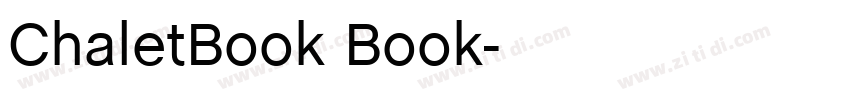 ChaletBook Book字体转换 ChaletBook Book字体转换